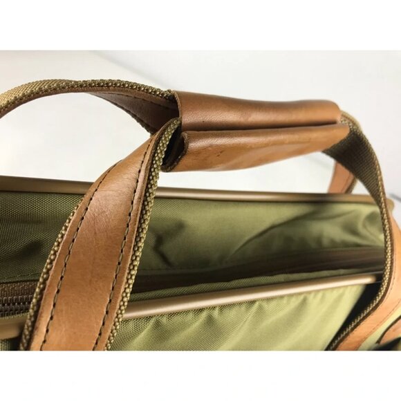 Hartmann Luggage Unisex Beige‎ Brown Top Handle Carry On Expandable Shoulder Bag - Picture 9 of 13